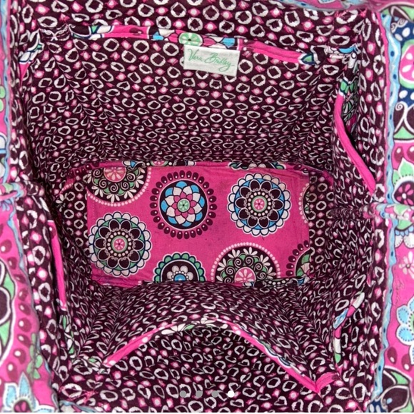 vera bradley large tote pink cupcake - Picture 4 of 4